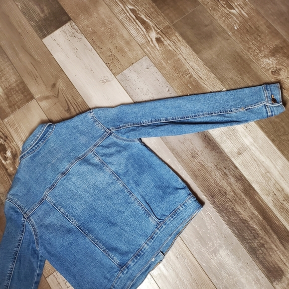 Old Navy Blue Classic Jean Jacket Girls Size XL 14 EUC - Picture 12 of 16